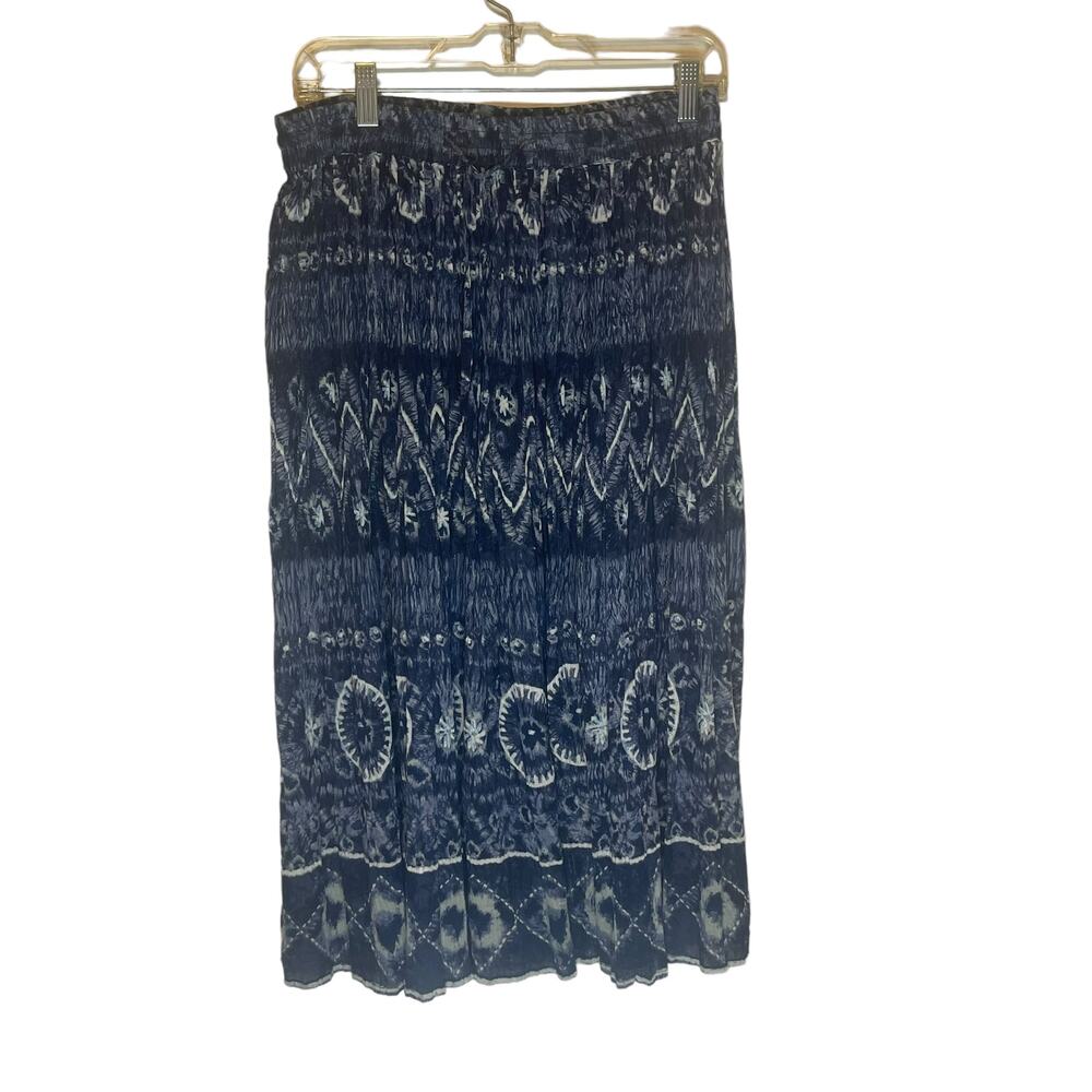 Phool Vintage‎ 90s Women's Size Large P Blue Skirt Coastal Cowgirl